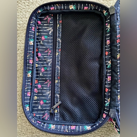 Vera Bradley Itsy Ditsy Floral Brush Up Cosmetic Case - Picture 9 of 15